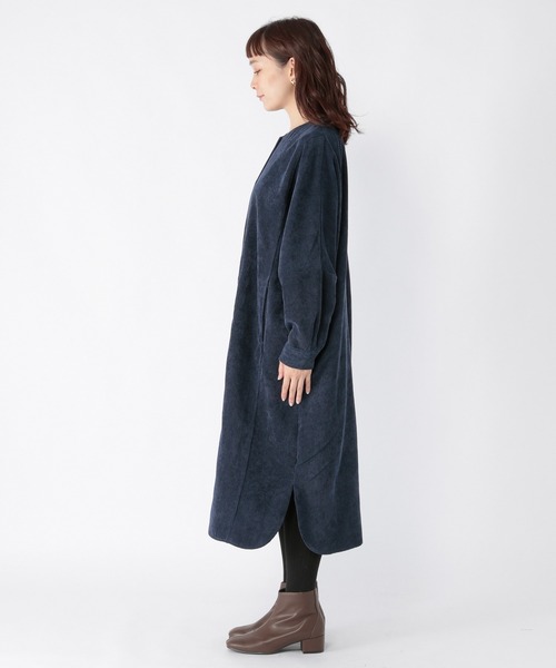 studio CLIP（スタディオクリップ）の「コールシャツワンピ―ス（ワンピース・レディース・ベージュ/ライトベージュ/ネイビー・FREE）」の18枚目の写真