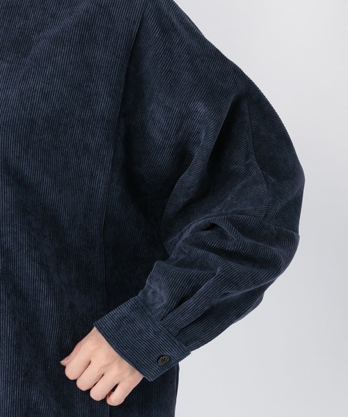 studio CLIP（スタディオクリップ）の「コールシャツワンピ―ス（ワンピース・レディース・ベージュ/ライトベージュ/ネイビー・FREE）」の8枚目の写真