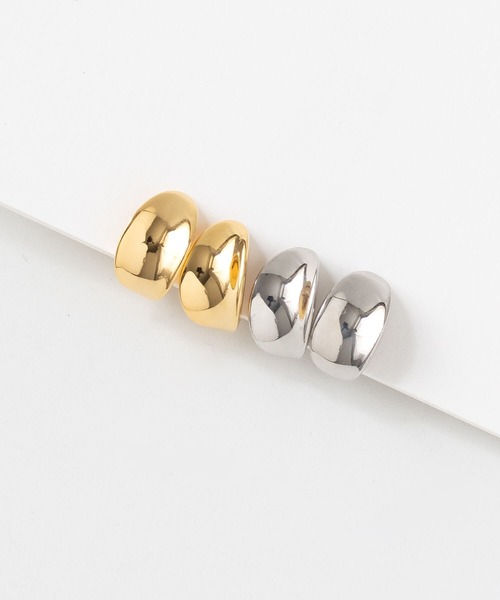 JUICY ROCK（ジューシーロック）の「GP(SV925)/SV925 ドロップカフイヤリング（イヤリング・レディース・シルバー/ゴールド・ONE SIZE）」の3枚目の写真