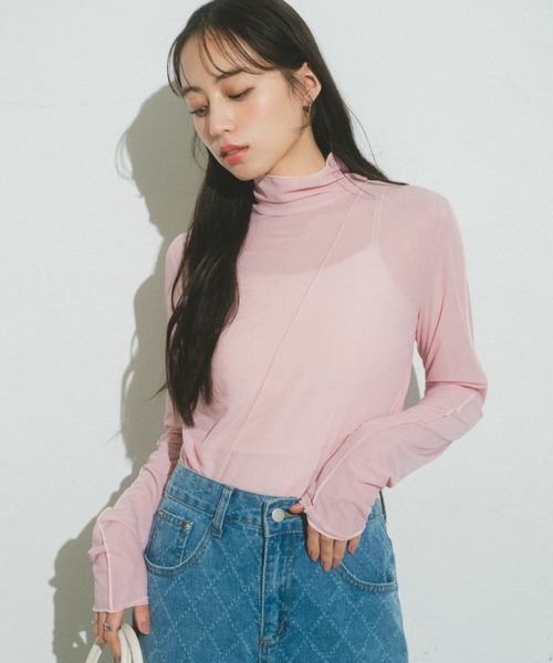 2WAYメロウシアートップス（Tシャツ/カットソー）｜VANNIE U
