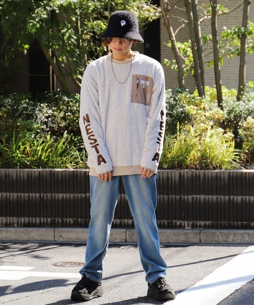 NESTA BRAND(ネスタブランド)の「ライトオンスストレッチロゴイージーデニム(デニムパンツ・メンズ・ブルー系その他・L/M/XL)」の6枚目の写真