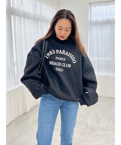 Vicente（ヴィセンテ）の「Beach club sweat（スウェット・レディース・ホワイト/グレー/ブラック・FREE）」の7枚目の写真