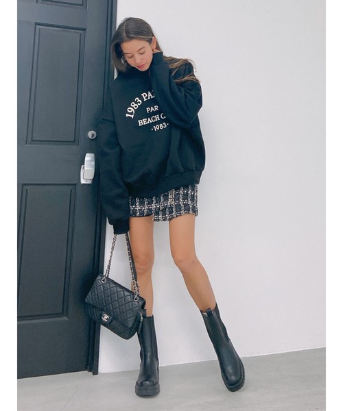 Vicente（ヴィセンテ）の「Beach club sweat（スウェット・レディース・ホワイト/グレー/ブラック・FREE）」の4枚目の写真