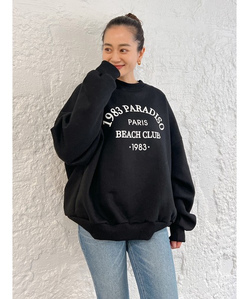 Vicente（ヴィセンテ）の「Beach club sweat（スウェット・レディース・ホワイト/グレー/ブラック・FREE）」の11枚目の写真