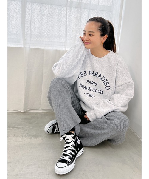 Vicente（ヴィセンテ）の「Beach club sweat（スウェット・レディース・ホワイト/グレー/ブラック・FREE）」の17枚目の写真