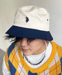 U.S. POLO ASSN. | 1ポイント刺繍ツイルバケハ(ハット)