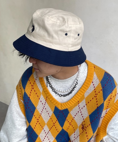 U.S. POLO ASSN.(ユーエスポロアッスン)の「1ポイント刺繍ツイルバケハ(ハット・メンズ・ブラック/ベージュ/グリーン/アイボリー/ブラック系その他・FREE)」の20枚目の写真