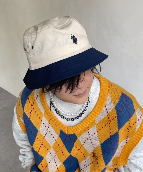 U.S. POLO ASSN.(ユーエスポロアッスン)の「1ポイント刺繍ツイルバケハ(ハット・メンズ・ブラック/ベージュ/グリーン/アイボリー/ブラック系その他・FREE)」の22枚目の写真