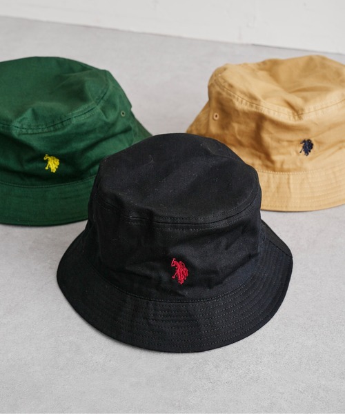 U.S. POLO ASSN.(ユーエスポロアッスン)の「1ポイント刺繍ツイルバケハ(ハット・メンズ・ブラック/ベージュ/グリーン/アイボリー/ブラック系その他・FREE)」の17枚目の写真