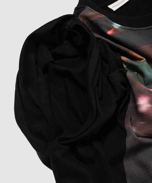 DRIES VAN NOTEN（ドリスヴァンノッテン）の「02990-HETTY PR 4604 W.K.TOP（Tシャツ/カットソー・レディース・ブラック/グレー/オフホワイト/カーキ・S/XS）」の6枚目の写真