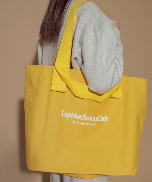 Lepidos（レピドス）の「＜Lepidos Sunny Club＞ラージ クラブトートバッグ（トートバッグ・レディース・ナチュラル/イエロー・FREE）」の3枚目の写真