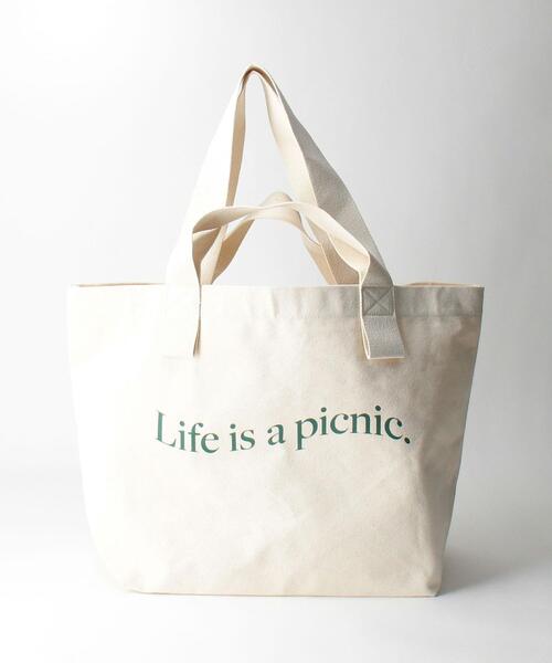 Lepidos（レピドス）の「＜Lepidos Sunny Club＞ラージ クラブトートバッグ（トートバッグ・レディース・ナチュラル/イエロー・FREE）」の6枚目の写真