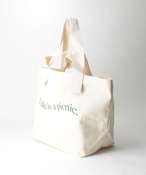 Lepidos（レピドス）の「＜Lepidos Sunny Club＞ラージ クラブトートバッグ（トートバッグ・レディース・ナチュラル/イエロー・FREE）」の7枚目の写真