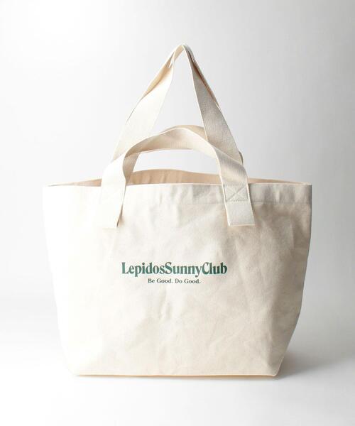 Lepidos（レピドス）の「＜Lepidos Sunny Club＞ラージ クラブトートバッグ（トートバッグ・レディース・ナチュラル/イエロー・FREE）」の8枚目の写真
