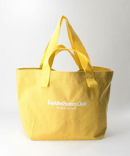 Lepidos（レピドス）の「＜Lepidos Sunny Club＞ラージ クラブトートバッグ（トートバッグ・レディース・ナチュラル/イエロー・FREE）」の17枚目の写真