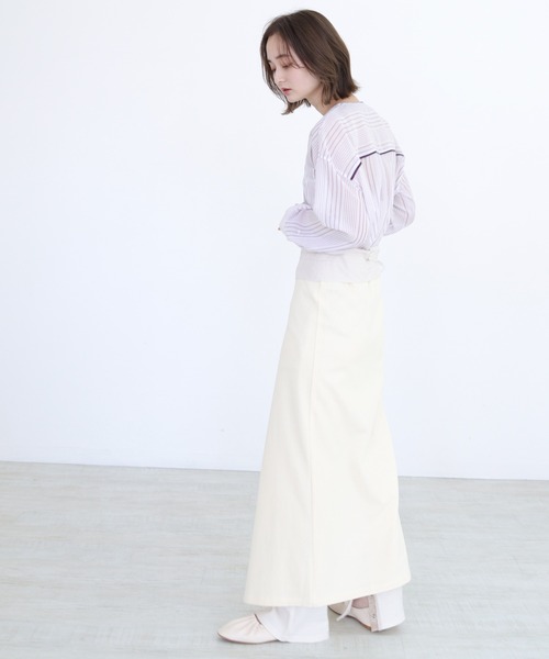 CLEIO（クレイオ）の「【CLEIO】サーマルラップスカート（スカート・レディース・カーキ/ベージュ・FREE）」の14枚目の写真