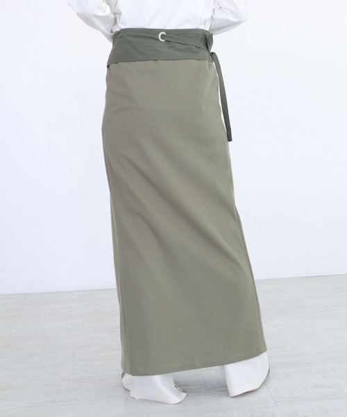 CLEIO（クレイオ）の「【CLEIO】サーマルラップスカート（スカート・レディース・カーキ/ベージュ・FREE）」の19枚目の写真