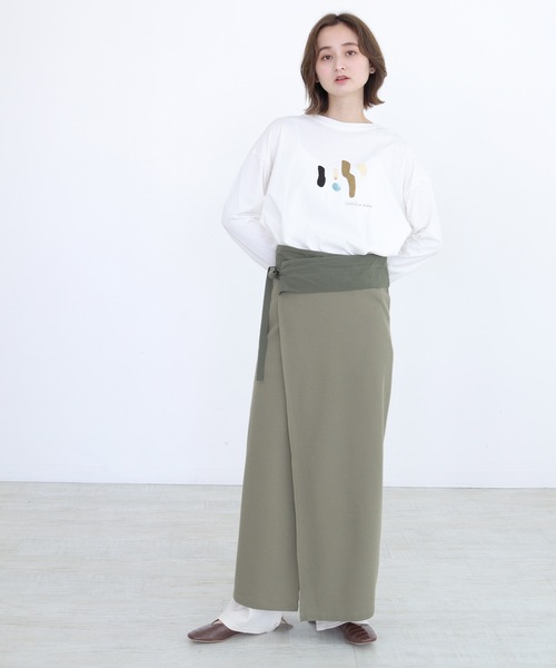 CLEIO（クレイオ）の「【CLEIO】サーマルラップスカート（スカート・レディース・カーキ/ベージュ・FREE）」の21枚目の写真