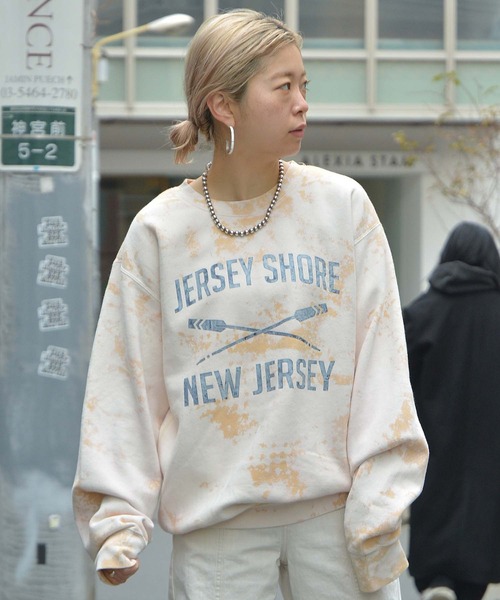 【rebear Vintage】ランダムブリーチクルースウェット