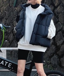 AMAIL | Box lunch vest(ダウンベスト)