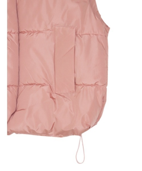 AMAIL（アマイル）の「Box lunch vest（ダウンベスト・レディース・ホワイト/ブラック/ピンク・FREE）」の11枚目の写真