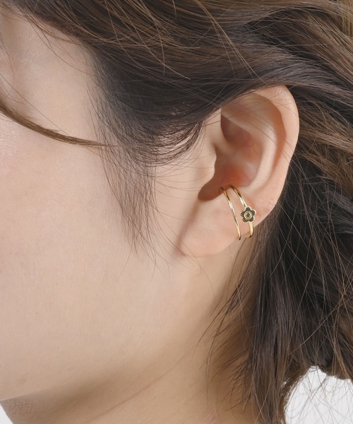 MARY QUANT（マリークワント）の「ダブルラインメタル リング（リング・レディース・ゴールド/シルバー・FREE）」の6枚目の写真