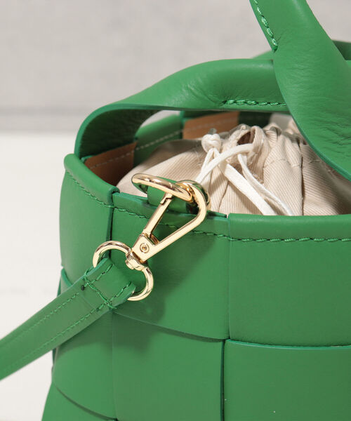 andrea cardone（アンドレアカルドネ）の「【andrea cardone/アンドレアカルドネ】レザーバスケット ミニトートバッグ（トートバッグ・レディース・イエロー/グリーン/ライトパープル・FREE）」の20枚目の写真