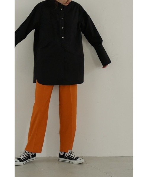 LA PEAU DE GEM（ラポドゥジェム）の「【LA PEAU DE GEM】ピンタックシャツ（シャツ/ブラウス・レディース・ホワイト/ブラック・FREE）」の5枚目の写真