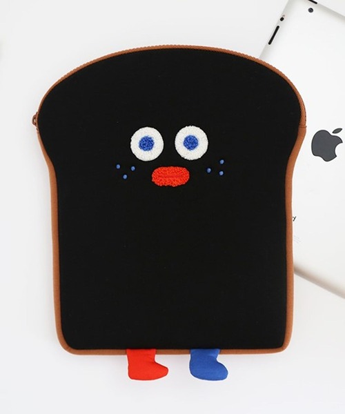 Brunch Brother(ブランチブラザー)の「ROMANE/BRUNCH BROTHER iPad Pouch(11inch対応) 2271786(PC・タブレットケース・レディース・ブラック/ベージュ・0)」の1枚目の写真