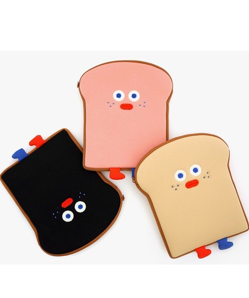Brunch Brother(ブランチブラザー)の「ROMANE/BRUNCH BROTHER iPad Pouch(11inch対応) 2271786(PC・タブレットケース・レディース・ブラック/ベージュ・0)」の5枚目の写真