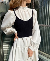 one after another NICE CLAUP | バックリボンビスチェ(ニット/セーター)