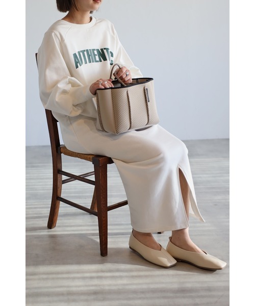 Bonjour Sagan(ボンジュールサガン)の「スクエアトゥパンプス(パンプス・レディース・オフホワイト/ブラック・SMALL/MEDIUM/LARGE)」の7枚目の写真