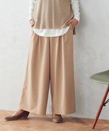 ★ＴＶドラマ着用商品★  タック入り　セミワイドパンツ