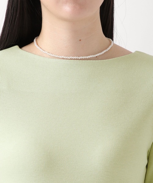 ALAND（エーランド）の「3.3Field Trip／BOATNECK長袖Tシャツ  2275886（Tシャツ/カットソー・レディース・アイボリー/ブラック/ライトグリーン・FREE）」の16枚目の写真