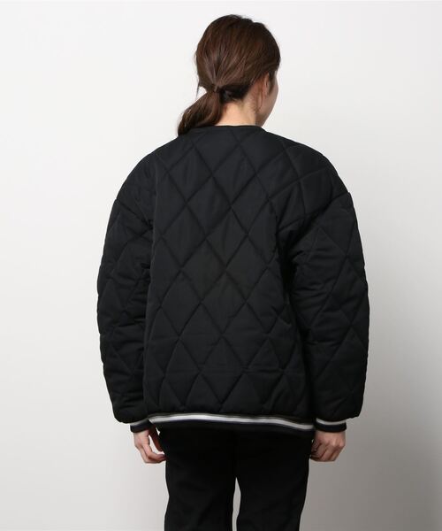 WC（ダブル シー）の「ロゴ中綿スタジャン（スタジャン・レディース・ブラック/ベージュ・FREE）」の5枚目の写真