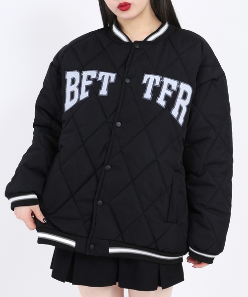 WC（ダブル シー）の「ロゴ中綿スタジャン（スタジャン・レディース・ブラック/ベージュ・FREE）」の22枚目の写真