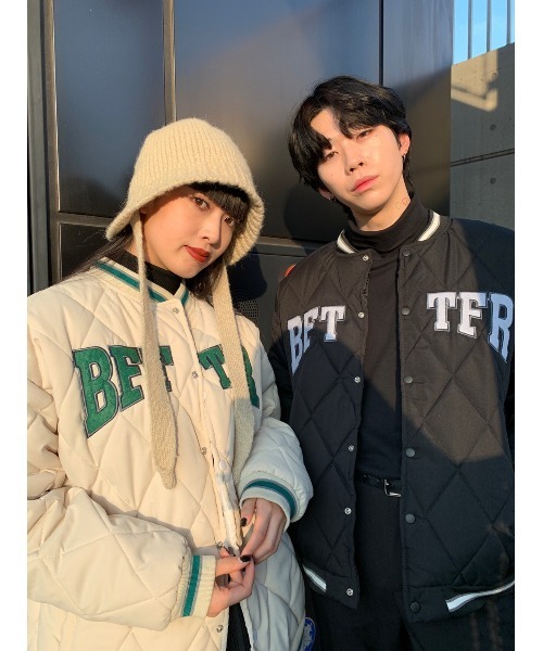 WC（ダブル シー）の「ロゴ中綿スタジャン（スタジャン・レディース・ブラック/ベージュ・FREE）」の20枚目の写真