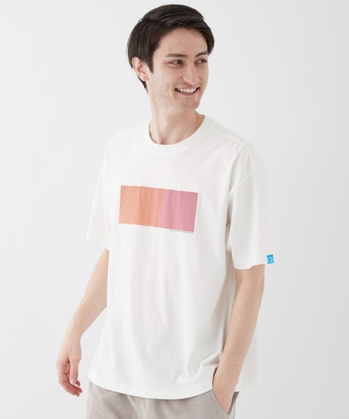 Ocean Pacific(オーシャンパシフィック)の「OP/オーピー ルーズシルエット アーティストコラボ企画/風間直美 プリントTシャツ 512529(Tシャツ/カットソー・メンズ・グレー/ブルー/ホワイト・XL/M/L)」の5枚目の写真