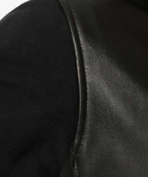 1PIU1UGUALE3  RELAX （ウノピゥウノウグァーレトレ リラックス）の「1PIU1UGUALE3 RELAX/ウノピゥ ウノ ウグァーレ トレ リラックス/WASHABLEﾚｻﾞｰZIP HOODIE（ブルゾン・メンズ・ブラック・LARGE/MEDIUM/X-LARGE）」の8枚目の写真