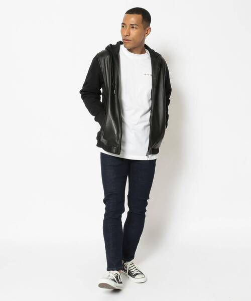 1PIU1UGUALE3  RELAX （ウノピゥウノウグァーレトレ リラックス）の「1PIU1UGUALE3 RELAX/ウノピゥ ウノ ウグァーレ トレ リラックス/WASHABLEﾚｻﾞｰZIP HOODIE（ブルゾン・メンズ・ブラック・LARGE/MEDIUM/X-LARGE）」の11枚目の写真