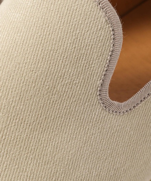 niko and...（ニコアンド）の「ツイル刺繍スリッポン（スリッポン・メンズ・ライトグレー/ブラック・MEDIUM/LARGE）」の4枚目の写真