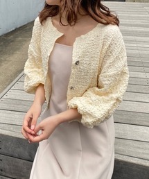 one after another NICE CLAUP | ぽこぽこ羽織り(カーディガン/ボレロ)