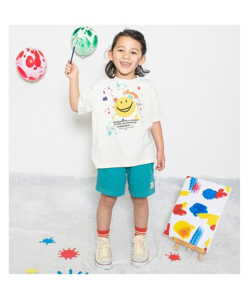 BREEZE（ブリーズ）の「ペンキソックス（ソックス/靴下・キッズ・ブルー/ブラック/オレンジ・15 /18/21）」の6枚目の写真