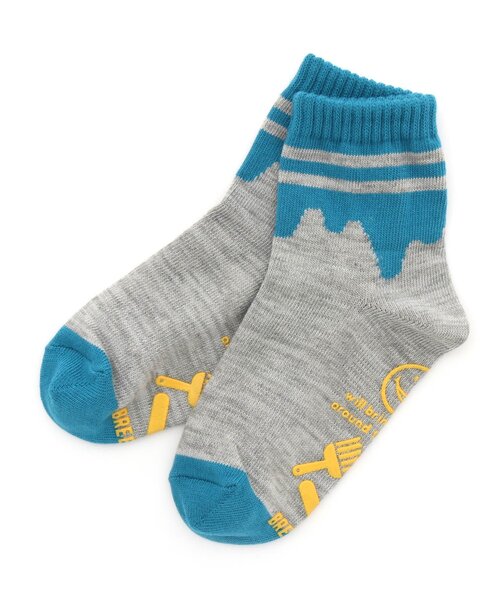 BREEZE（ブリーズ）の「ペンキソックス（ソックス/靴下・キッズ・ブルー/ブラック/オレンジ・15 /18/21）」の9枚目の写真