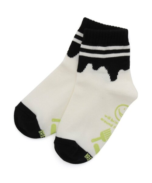 BREEZE（ブリーズ）の「ペンキソックス（ソックス/靴下・キッズ・ブルー/ブラック/オレンジ・15 /18/21）」の11枚目の写真