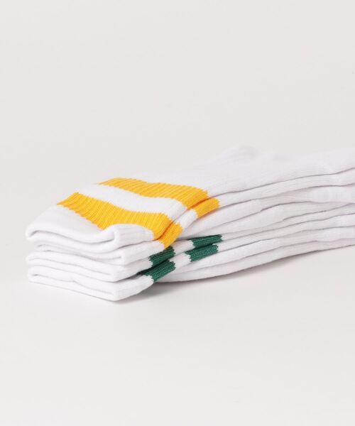 Healthknit(ヘルスニット)の「Healthknit(ヘルスニット)無地・ラインソックス/スポーツソックス/ロング靴下/2足セット(ソックス/靴下・メンズ・ホワイト系その他/イエロー系その他/ホワイト系その他2/ホワイト系その他3/ホワイト系その他4/ホワイト系その他5/グレー系その他・M/S)」の11枚目の写真