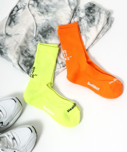 Healthknit(ヘルスニット)の「Healthknit(ヘルスニット)無地・ラインソックス/スポーツソックス/ロング靴下/2足セット(ソックス/靴下・メンズ・ホワイト系その他/イエロー系その他/ホワイト系その他2/ホワイト系その他3/ホワイト系その他4/ホワイト系その他5/グレー系その他・M/S)」の7枚目の写真