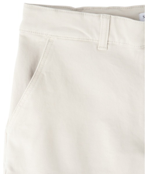 SUNSPEL（サンスペル）の「WOMEN’S HEAVY COTTON TWILL（その他パンツ・レディース・オフホワイト/ブラック・2/1）」の3枚目の写真