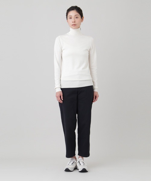 SUNSPEL（サンスペル）の「WOMEN’S HEAVY COTTON TWILL（その他パンツ・レディース・オフホワイト/ブラック・2/1）」の7枚目の写真