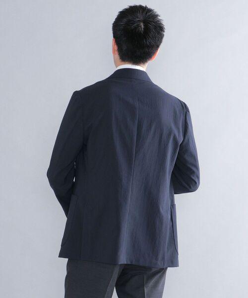 SHIPS（シップス）の「SHIPS:＜セットアップ対応＞ リネンライク ジャケット（テーラードジャケット・メンズ・ネイビー・LARGE/X-LARGE/MEDIUM/SMALL）」の15枚目の写真